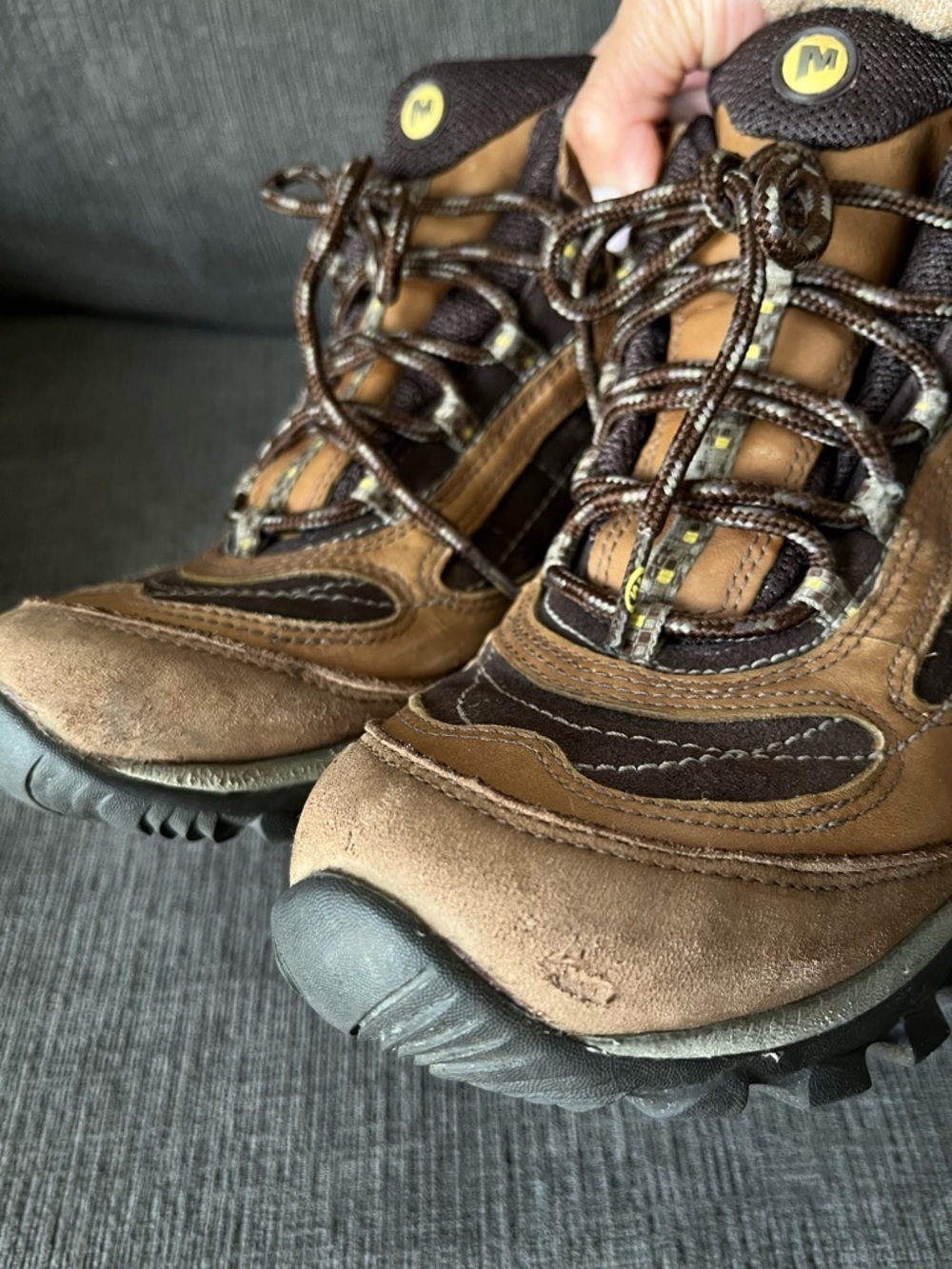 Merrell Siren Mid Thermo J16018 Brown Waterproof Winter Hiking Boots 8.5 - Picture 12 of 14